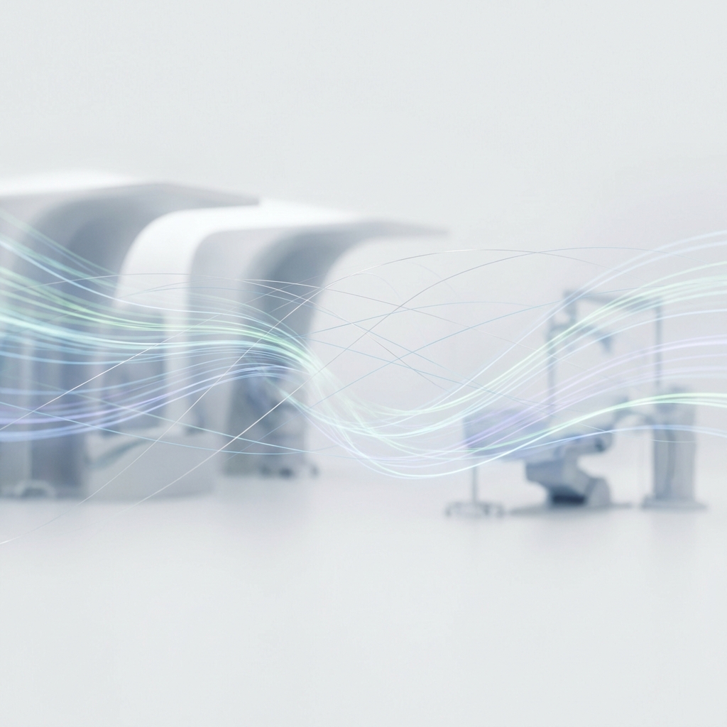 Abstract visualization of medical data signals